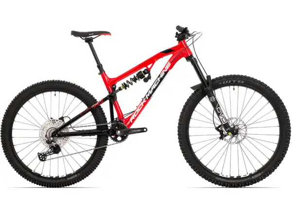 Rock Machine Blizzard 70-297 red/white full suspension mountain bike
