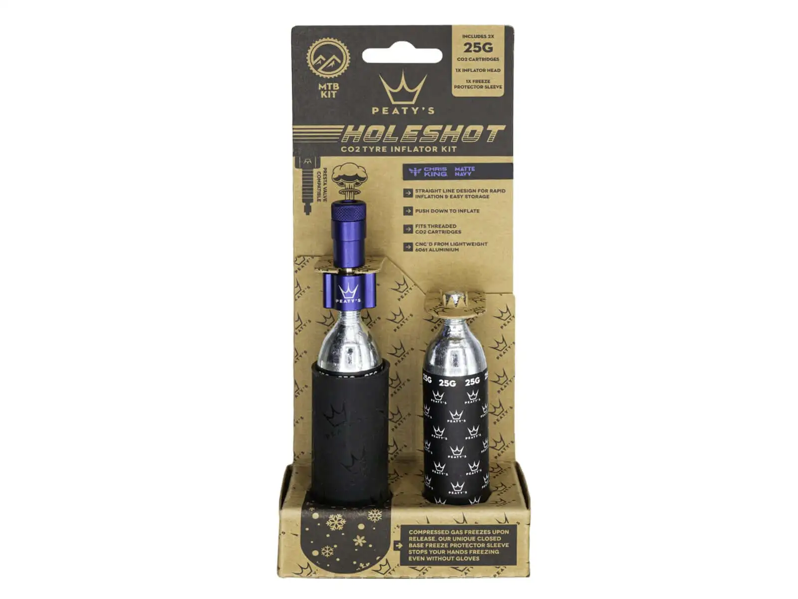 Peatys Holeshot CO2 set 25 g Navy