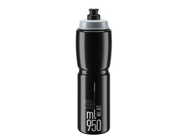 Elite Jet bottle 950 ml Black/Grey Logo
