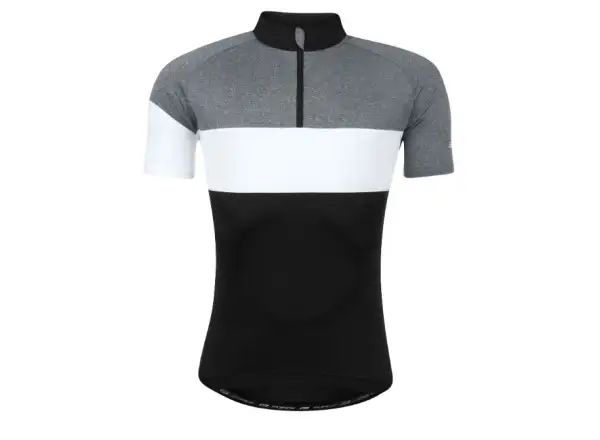 Force View men's jersey short sleeve black/gray/white