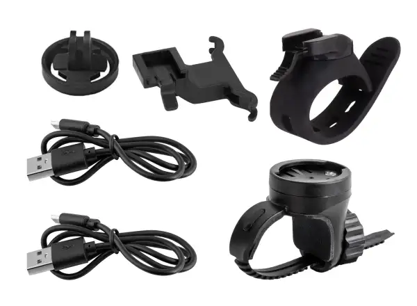 Force Pipe USB set lights front + rear black