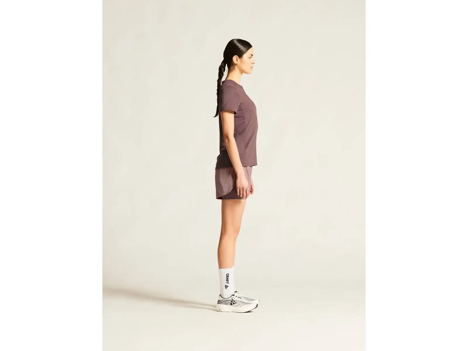 Craft ADV Essence 2 women's short sleeve T-shirt purple