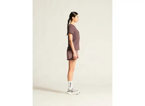 Craft ADV Essence 2 women's short sleeve T-shirt purple