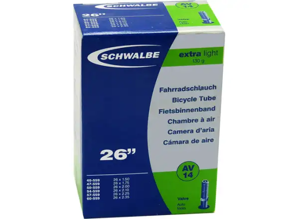 Schwalbe tube MTB Extra Light 26x1.50-2.35" (Nr.14)
