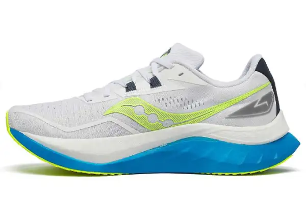 Saucony Endorphin Speed 4 men's shoes White/Viziblue