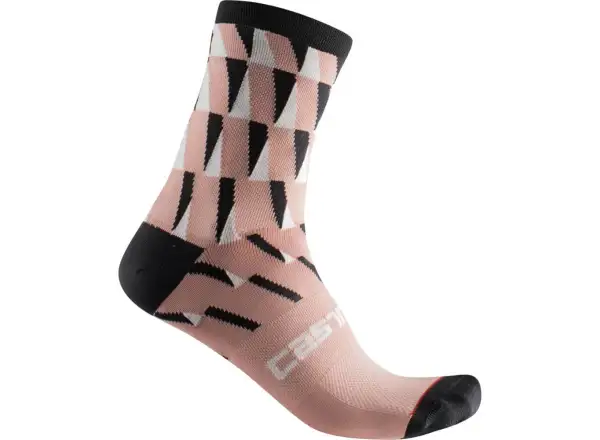 Castelli Pendio 12 women's socks Blush Black Ivory