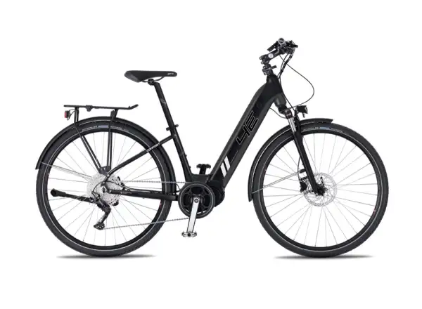 4Ever Comfort Sport Trek Black trekking electric bike