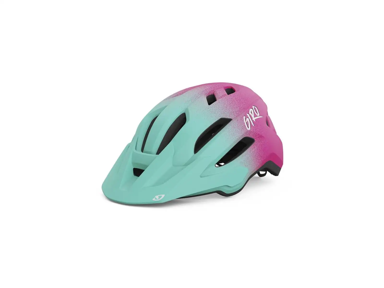 Giro Fixture II Youth children's helmet Mat Teal Fade