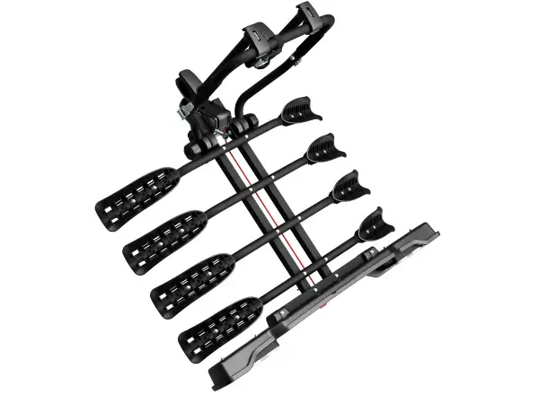 carrier SIENA for tow bar for 4 bikes Fe, black