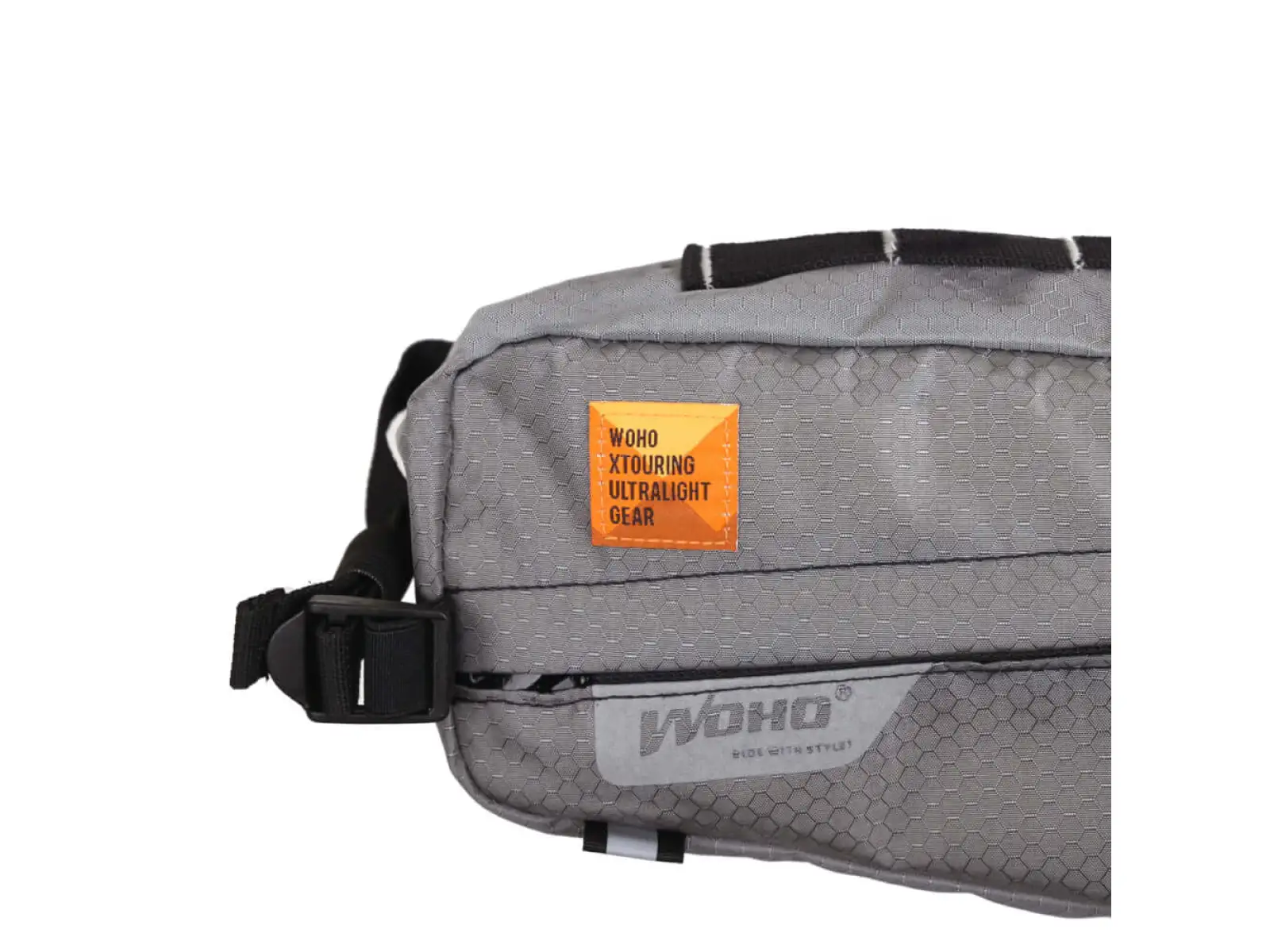 Woho X-Touring frame bag 4.7 l Honeycomb Iron grey size L