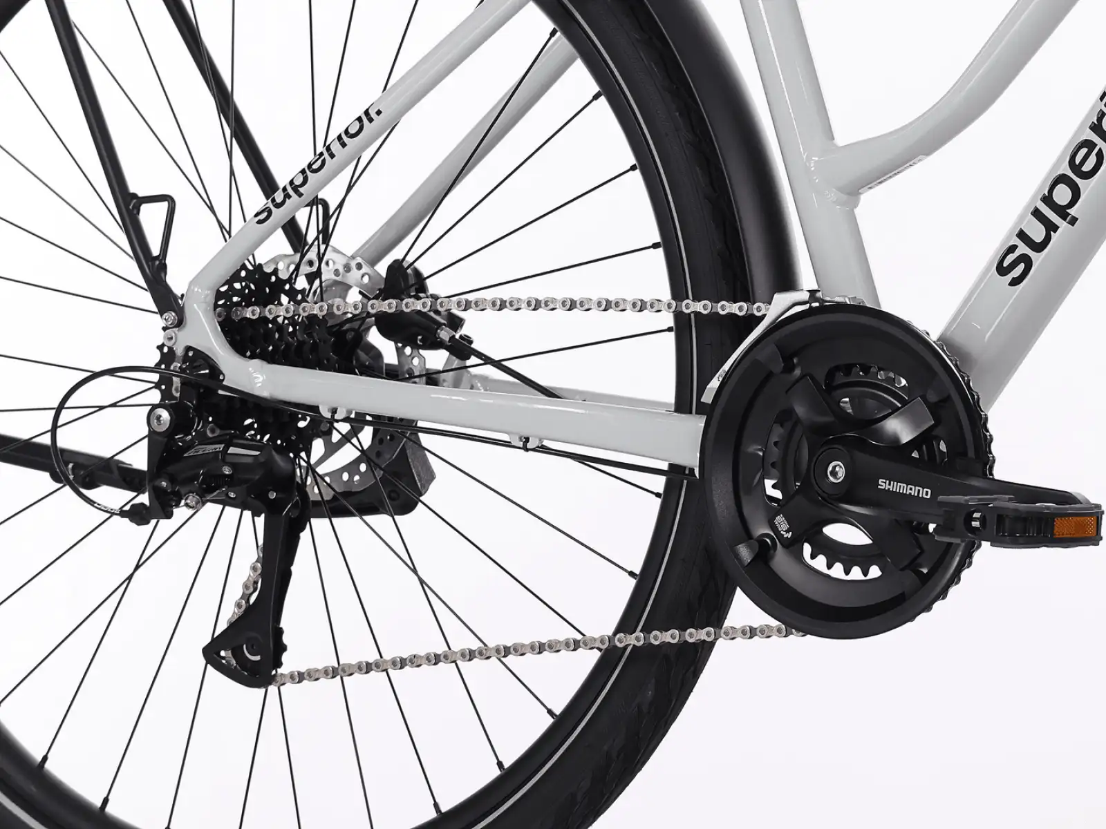 Superior Blox 6.2 T MS city bike Gloss Grey