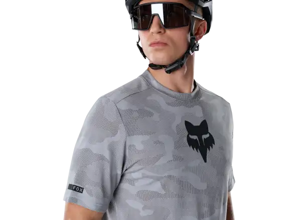Fox Ranger TruDri men's jersey short sleeve Pewter