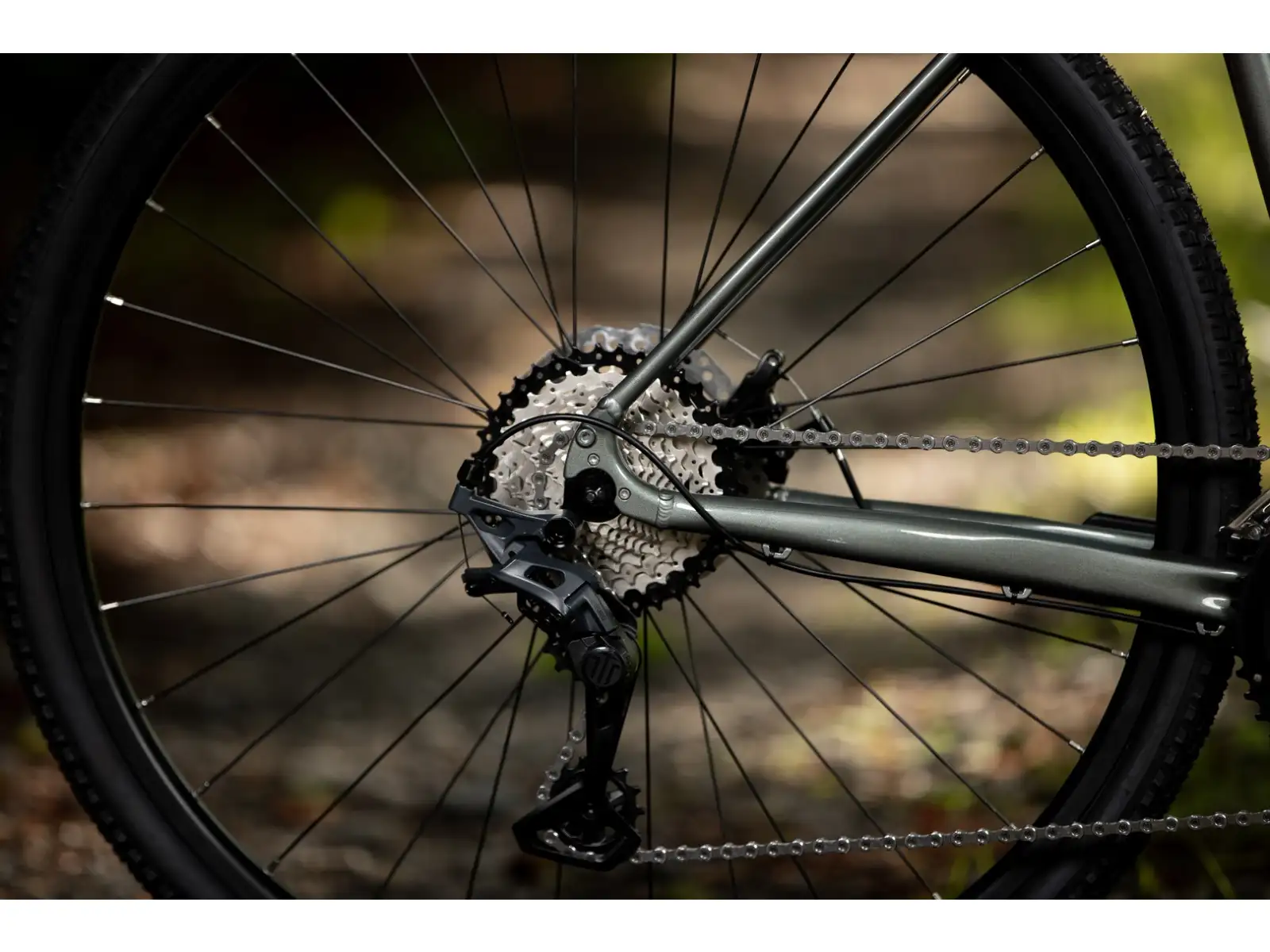 Rock Machine Lukk 40 gravel bike Gloss Granite Green