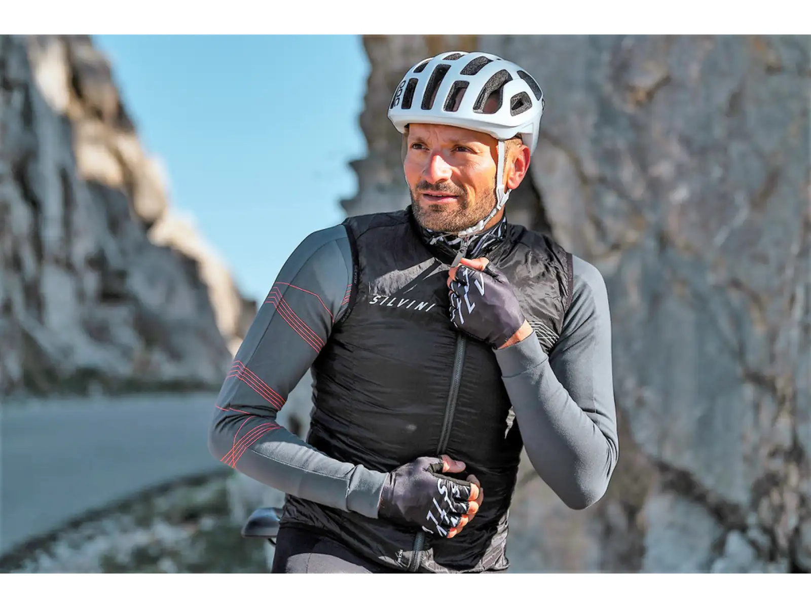 Silvini Tenno MJ1602 men's windproof vest black