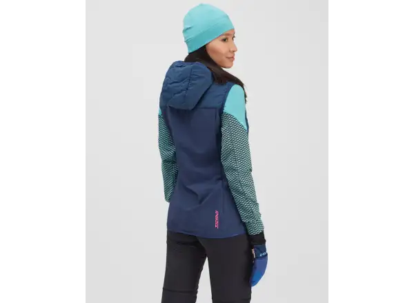 Silvini Polara women's ski mountaineering vest Navy/Turquoise