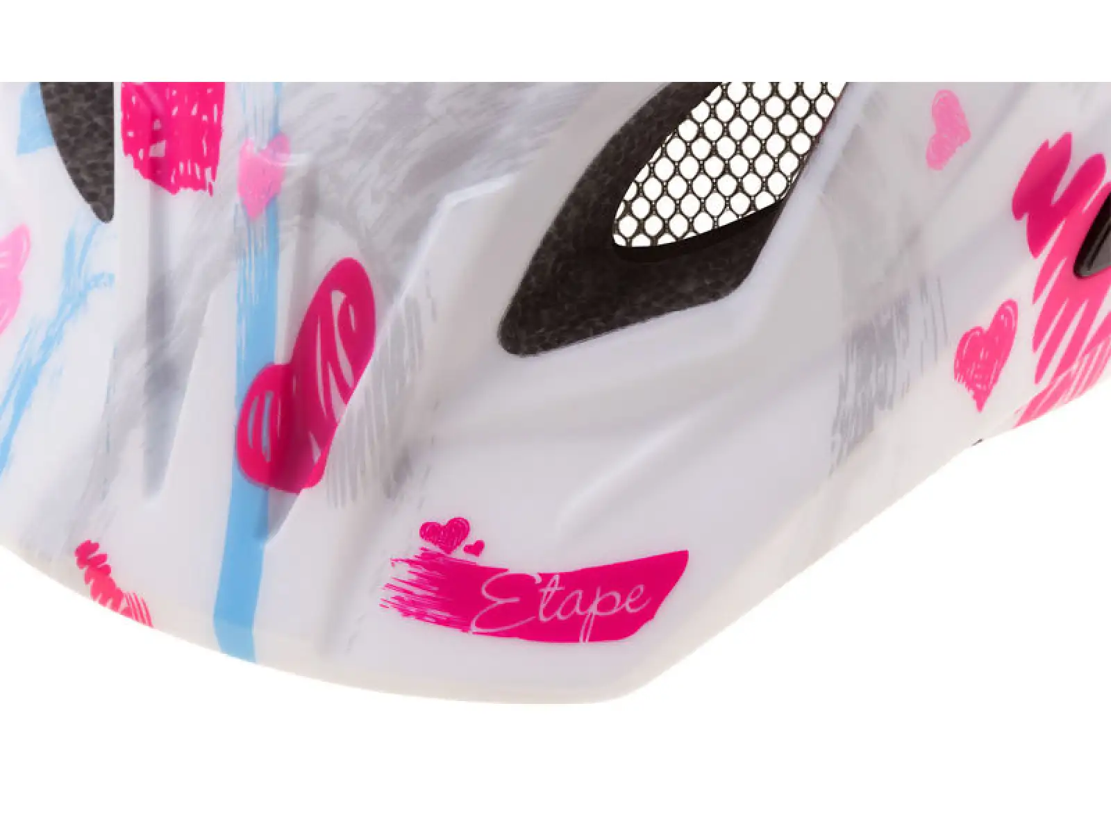 Etape Pluto Light kids bicycle helmet white/pink matte