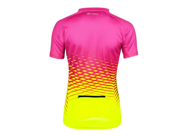 Force Angle MTB women's jersey short sleeve pink/fluo