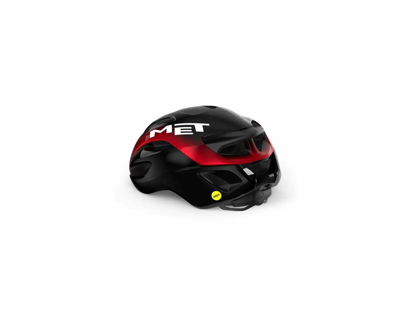MET Rivale MIPS helmet black/red metallic glossy