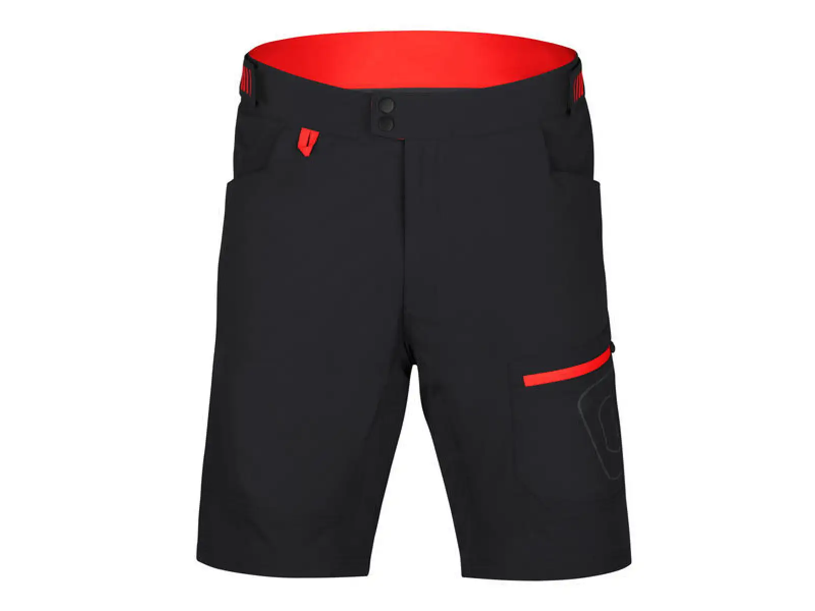 Etape Freedom 3.0 men's loose shorts black/red