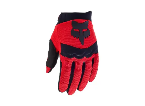 Fox Dirtpaw Youth children's gloves Fluorescent Red