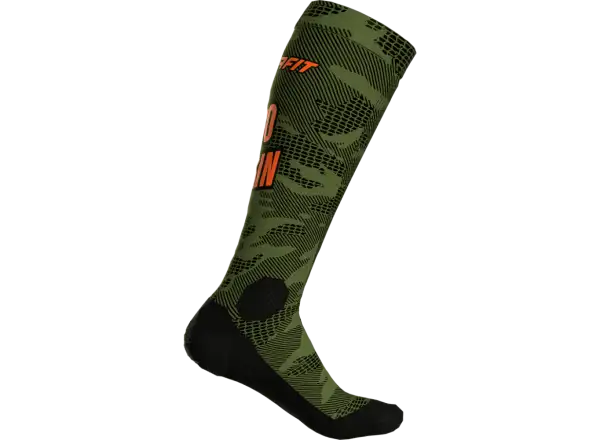Dynafit FT Graphic sports knee socks Winter Moss