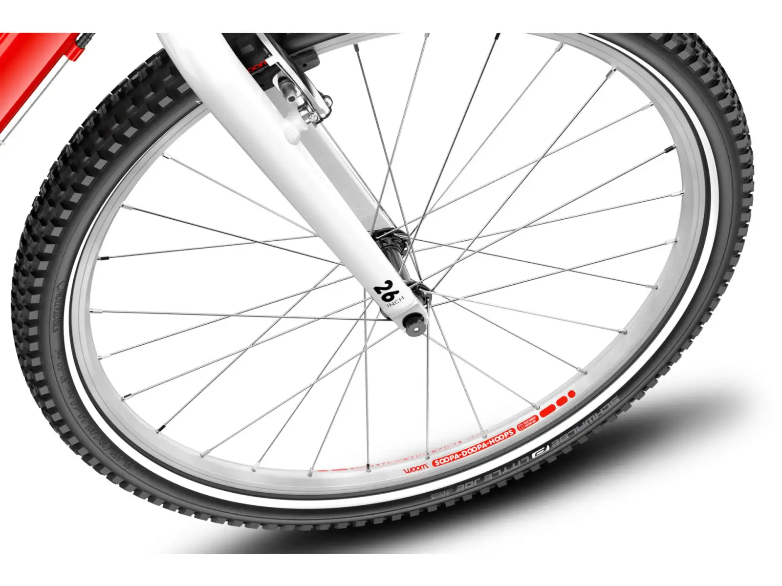 Woom 6 Red 26 children's bike