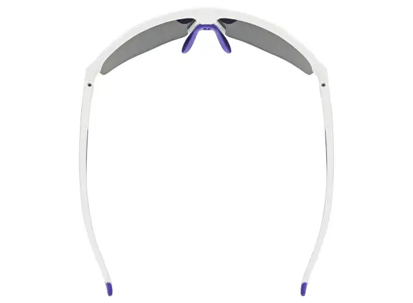 Uvex Axos Set glasses White Matt/Mirror Purple
