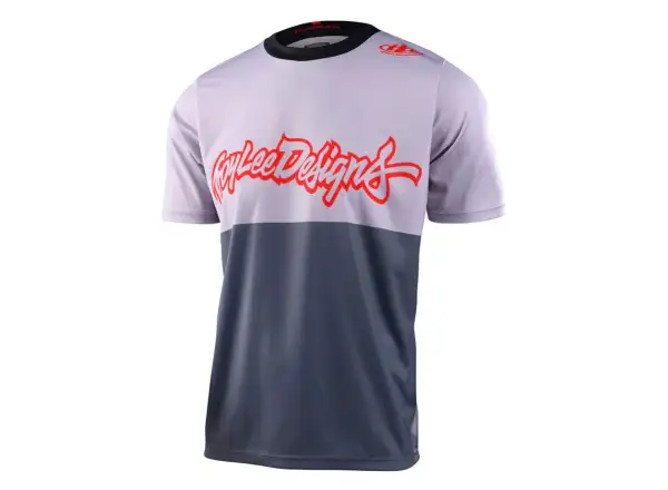 Troy Lee Designs Flowline Scripter men's jersey short sleeve charcoal