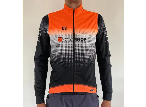 Alé PR System Koloshop men's windproof vest with pockets orange