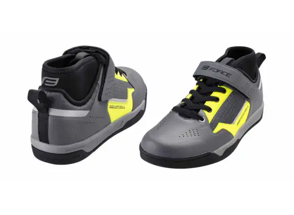 Force Downhill MTB men's shoes grey/fluo