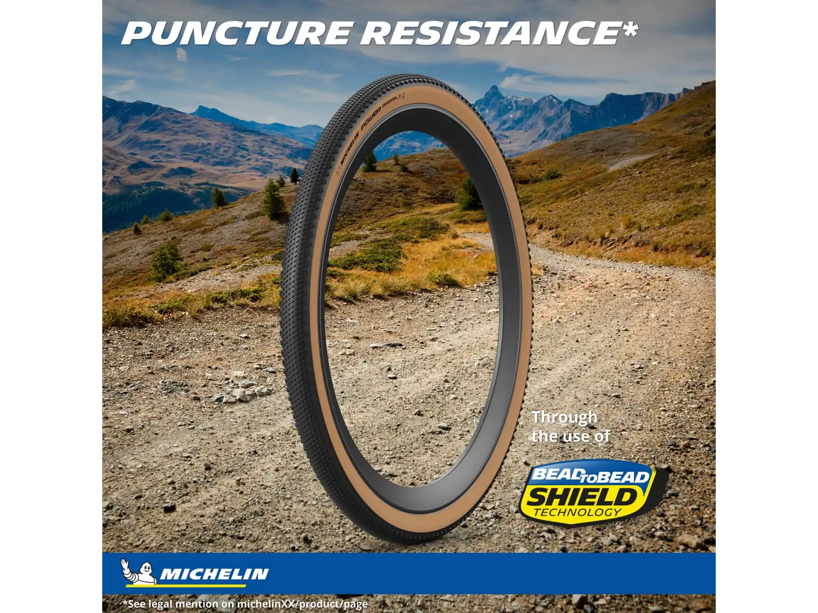 Michelin Power Gravel Competition Line 27.5" TS TLR gravel tire Black/Classic