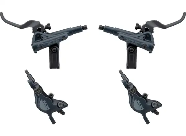 Shimano SLX BR-M7100 + BL-M7100 disc brake set front + rear, J-kit, polymer
