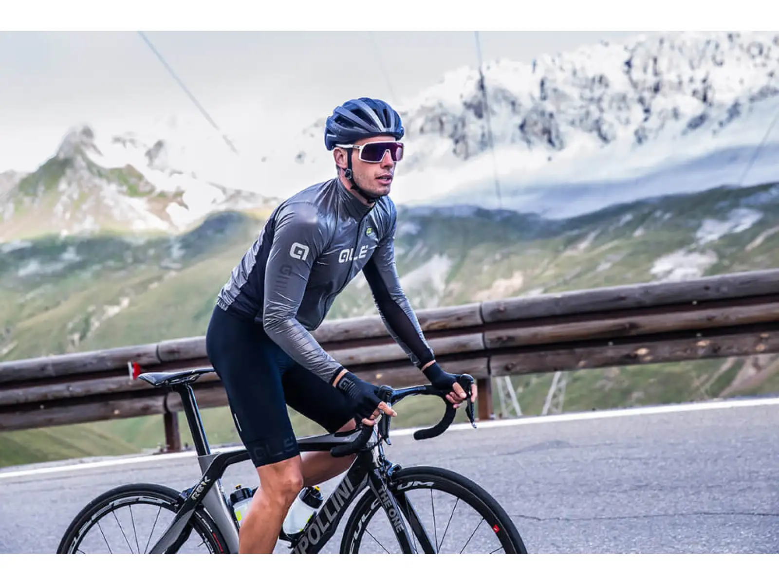 Alé Guscio unisex jacket grey