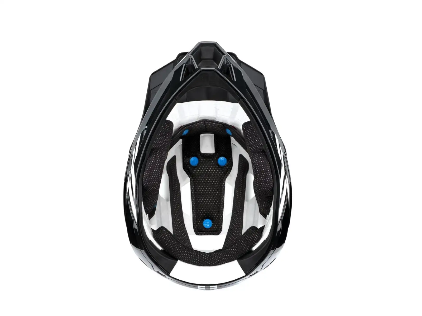 100% Trajecta w/Fidlock Helmet Black/White
