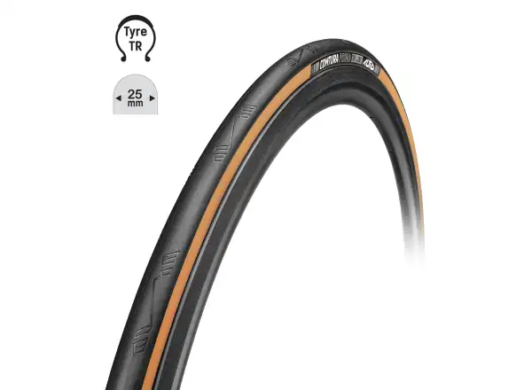 Tufo Comtura Prima TR 25 25-622 road tire kevlar black/beige
