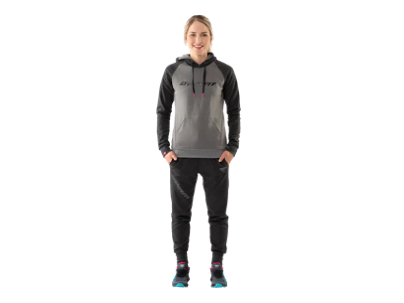 Dynafit 24/7 Track women's sweatpants Black out melange