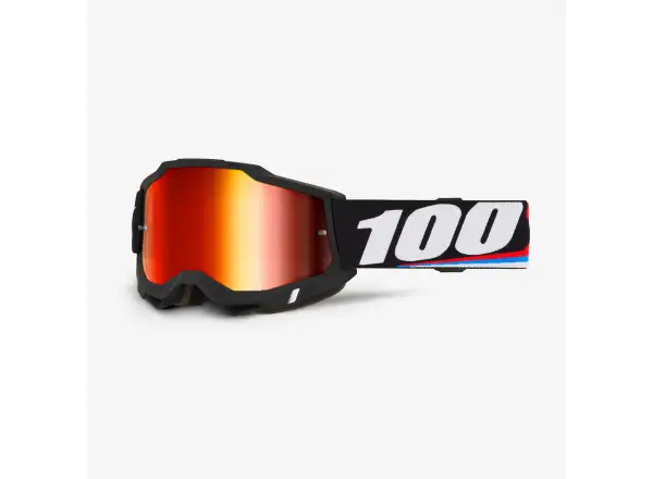 100% Accuri 2 downhill goggles Magnus/Red Mirror Lens