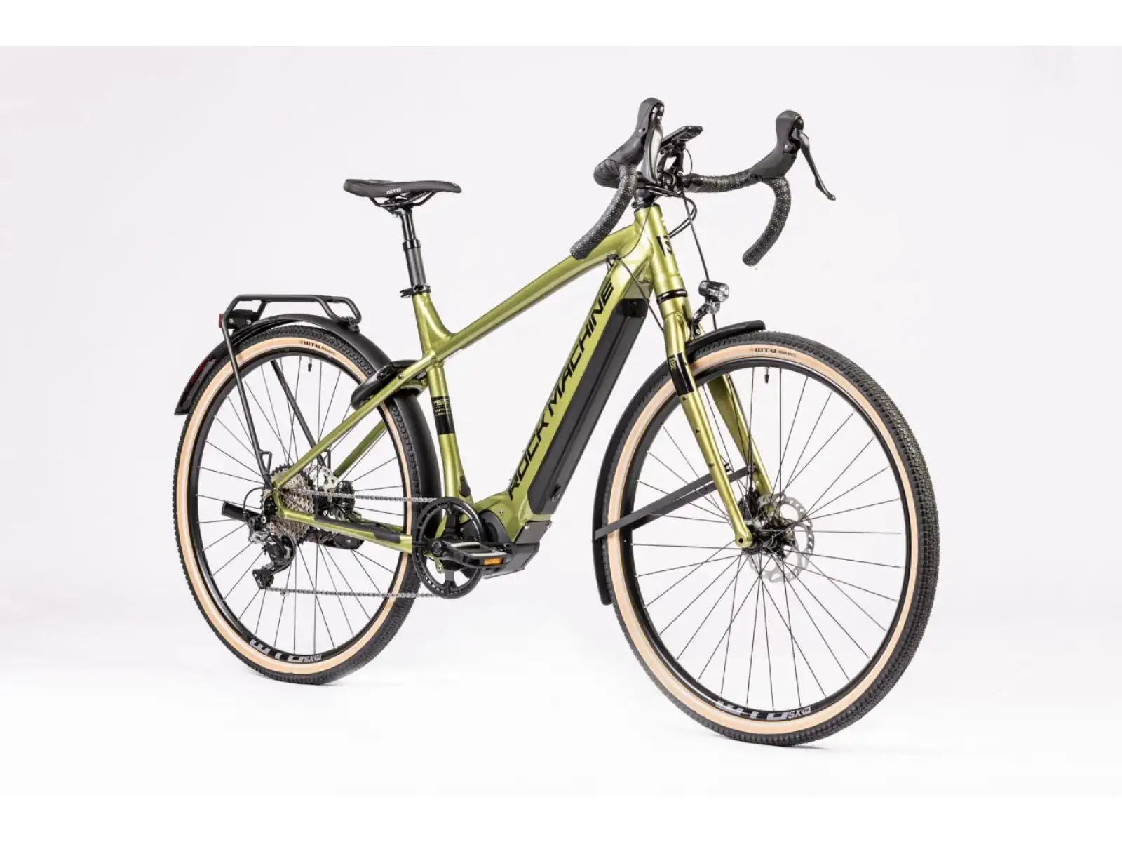 Rock Machine Gravelride e500 gravel e-bike Matte Khaki/Black