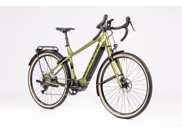 Rock Machine Gravelride e500 gravel e-bike Matte Khaki/Black