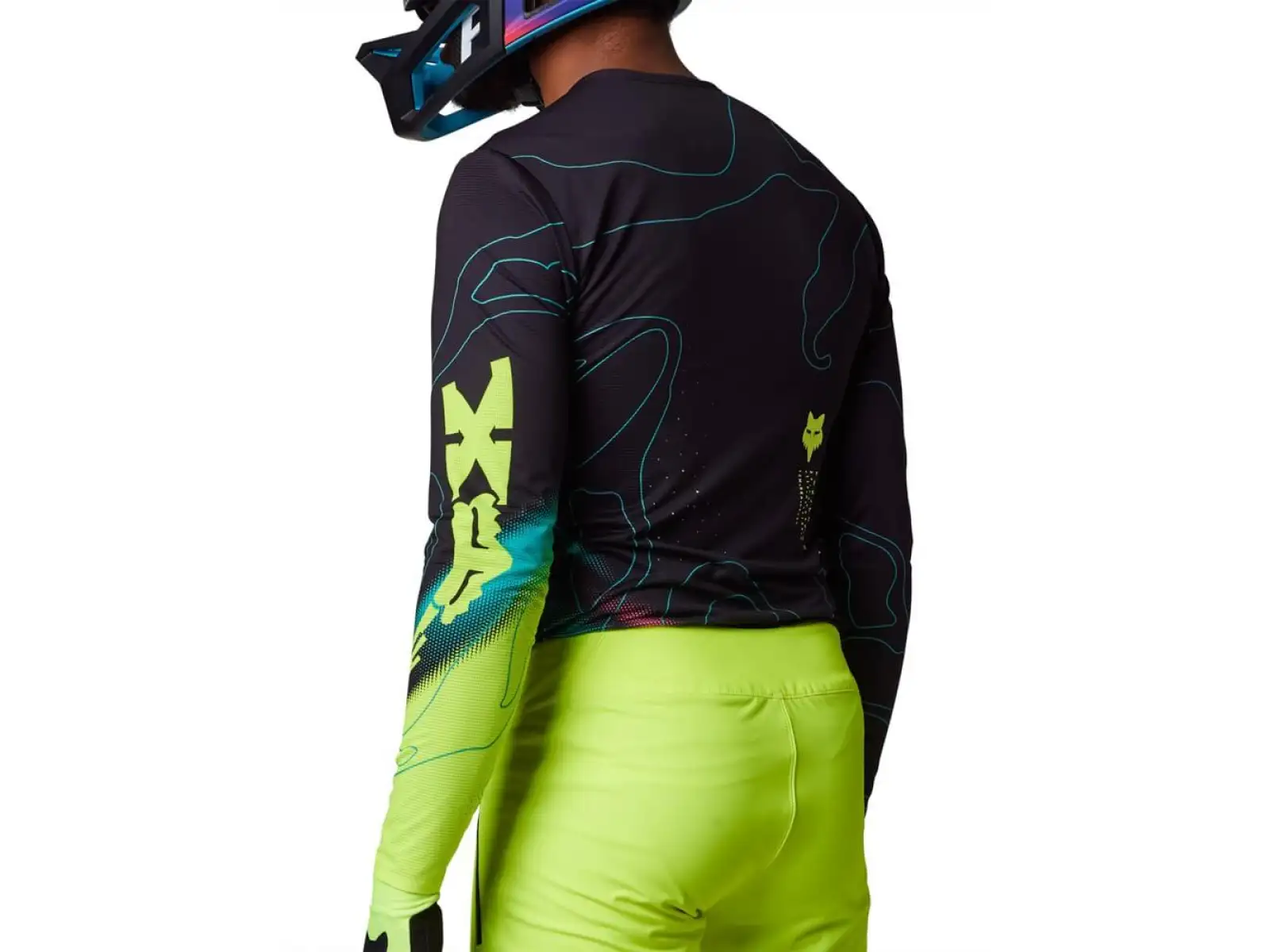 Fox Flexair Lunar men's jersey long sleeve Black