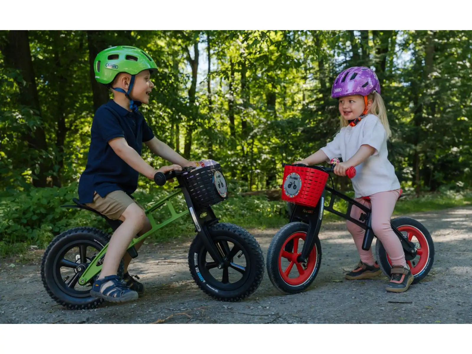 First Bike FAT kids balance bike Violet