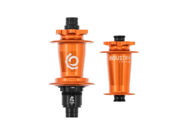 Industry Nine ISO 6B Hydra Classic hub set Boost 32 holes orange driver XD