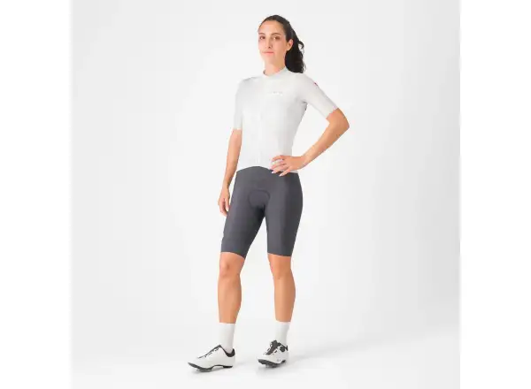Castelli Prima 2 women's padded shorts Dark Gray/Pool Blue