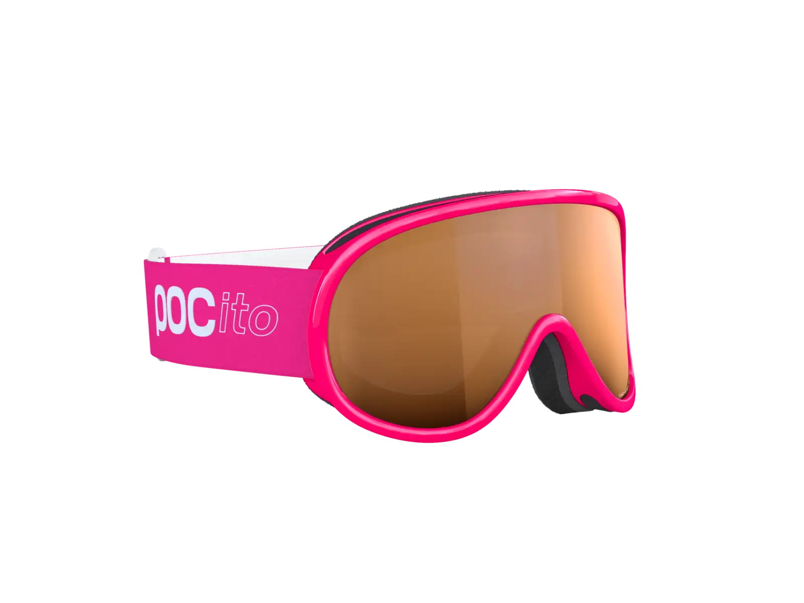 POC POCito Retina children's ski goggles Fluorescent Pink/Partly Sunny Light Orange