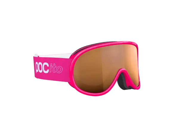 POC POCito Retina children's ski goggles Fluorescent Pink/Partly Sunny Light Orange