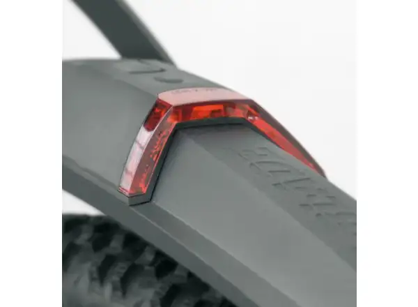 SKS Nightblade rear mudguard with integrated light flashing mode black