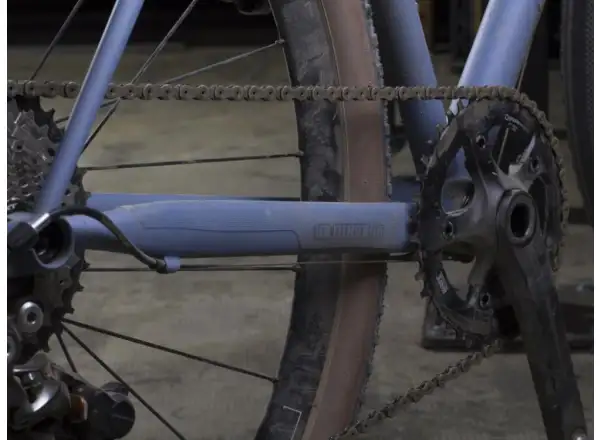 All Mountain Style chainstay guard Clear/Silver