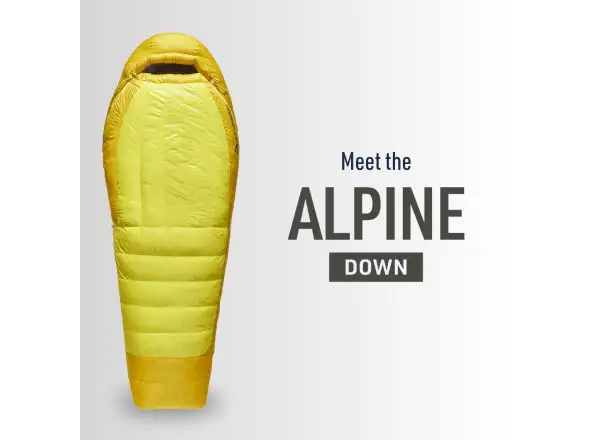 Sea To Summit Alpine Down Regular sleeping bag -29C Blazing Yellow