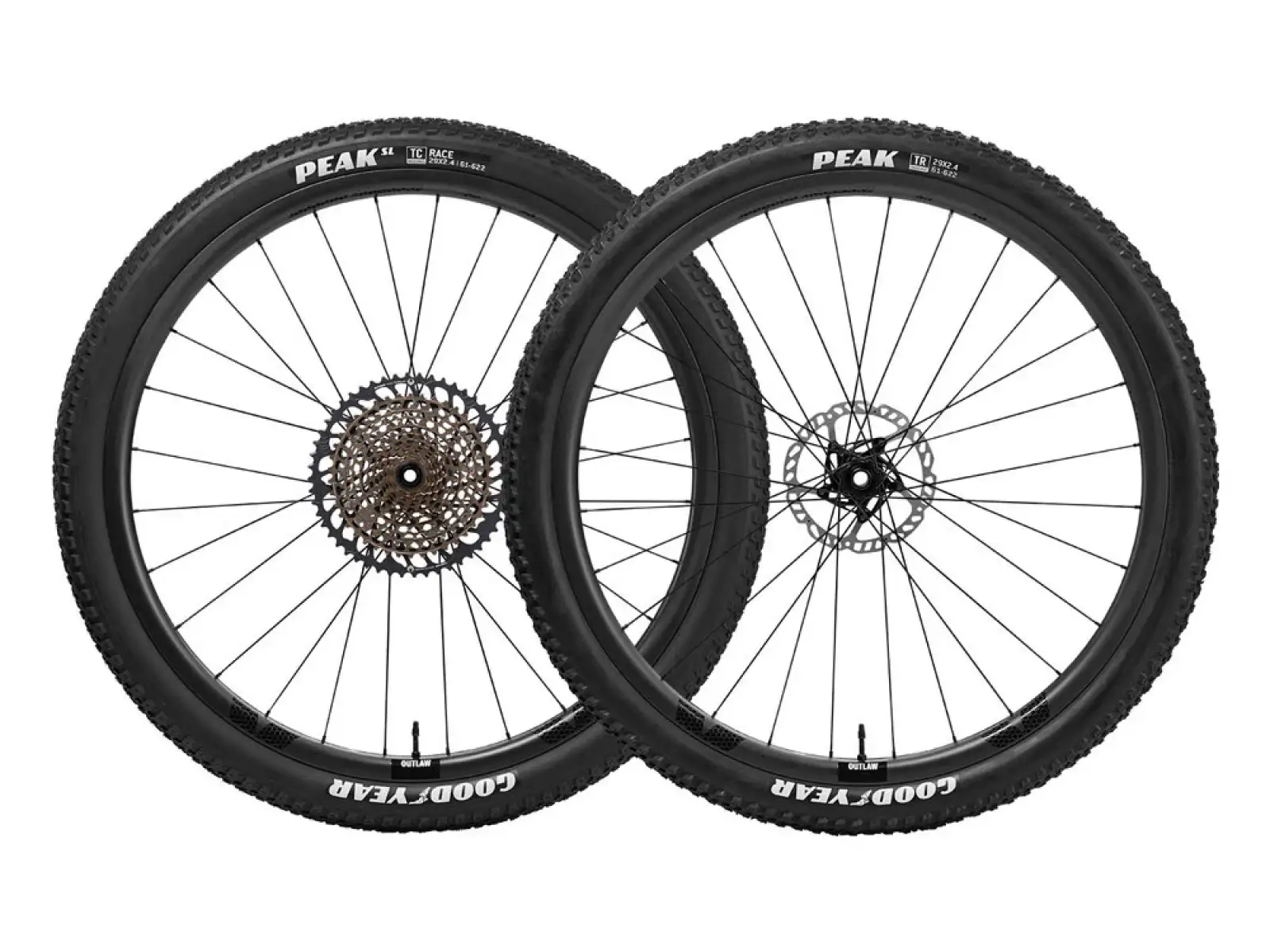FFWD OUTLAW Carbon Boost 30 mm 29" wheelset MattBlack