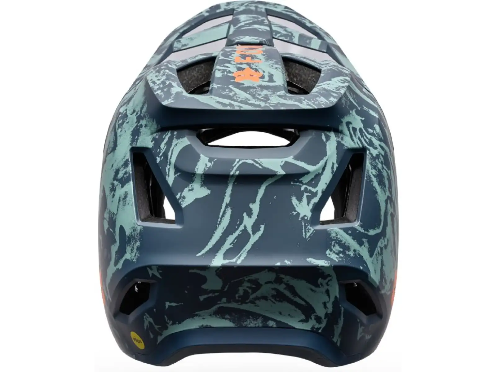 Fox Rampage Image Print kids helmet Arctic Blue